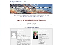 Pray for Leaders Web Site